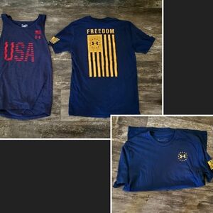 Under Armour Mens Tank Top and T-Shirt Set